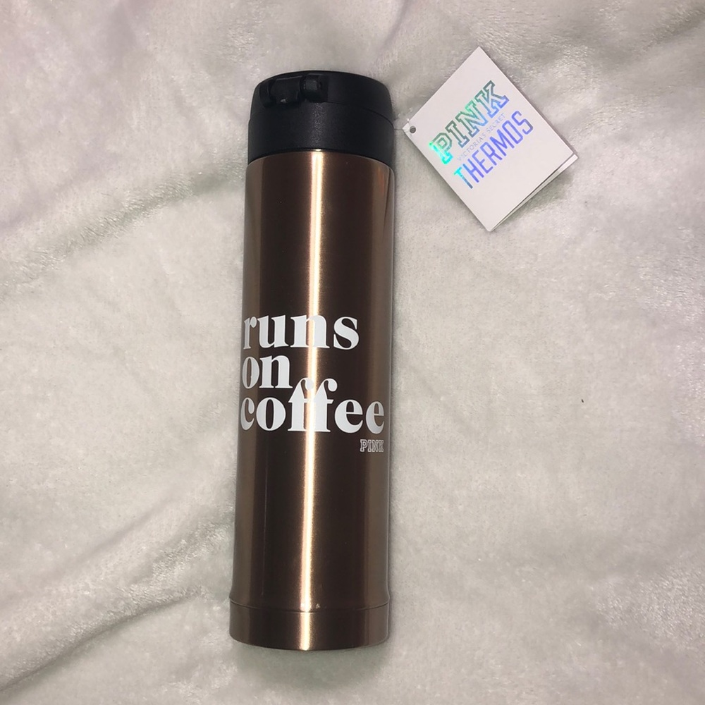 Victoria’s Secret “Runs on Coffee” Thermos